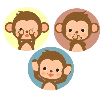 見ざる聞かざる言わざる 三猿の意味と由来とは 本当は四猿