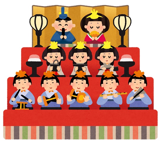雛人形の五人囃子の意味や由来 役割とは 楽器の並び順と飾り方 日本文化研究ブログ Japan Culture Lab