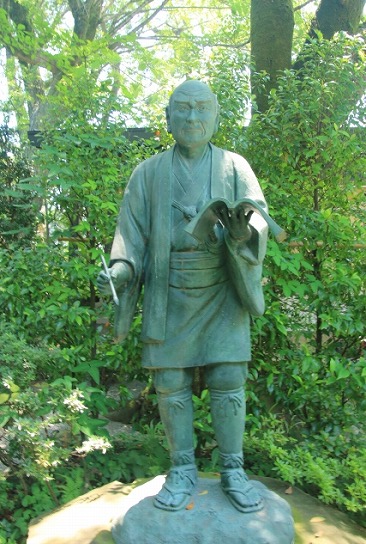 二宮金次郎の銅像