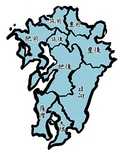 九州の昔の地図