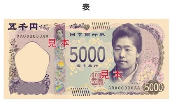 新五千円札（表）
