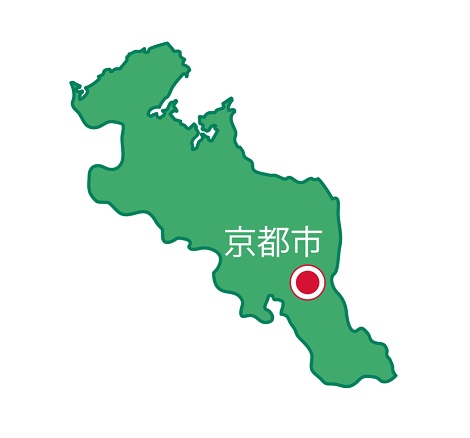 京都府（京都市）の地図