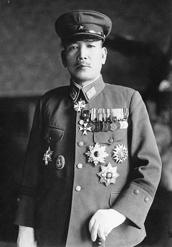 軍服姿の樋口季一郎中将